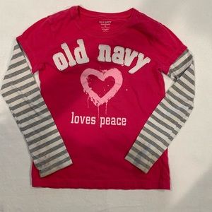 Old Navy girls long sleeve Size Medium ☮️